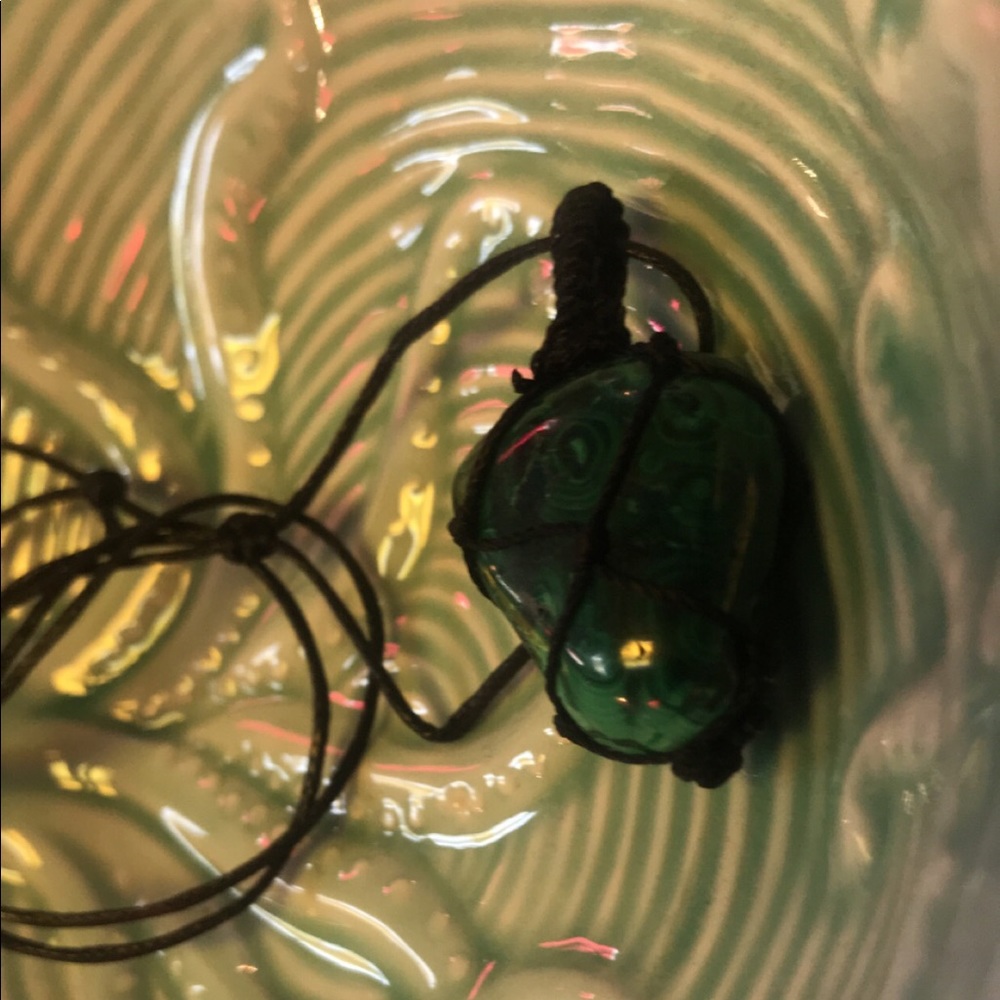 Malachite necklace